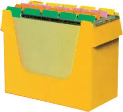 ORNALON® Hängemappen-Box für ca. 15 Mappen A4