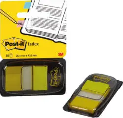 POST-IT Index Marker 680, beschriftbar und wiederablösbar 25,4 x 43,6mm 