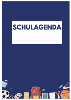 Agenda undatiert, freie Wochen- und Datumsfelder, A5, geheftet