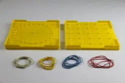 Geobrett doppelseitig gelb