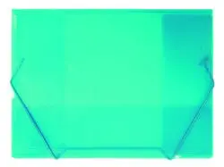 fiba Plastik-Gummibandmappe mit 3 Klappen