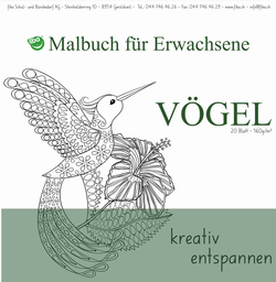 Malbuch Vögel