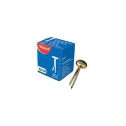 Rundkopfklammern gold