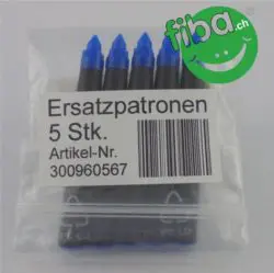 SCHNEIDER Ersatzpatronen, Tintenpatronen mit integrierter Rollerspitze