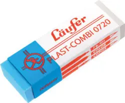 LÄUFER Plast Radiergummi