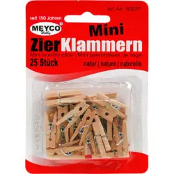 Wäscheklammer Mini aus Holz