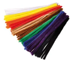 Blumendraht,Pfeiffenputzer, Ballone, Aufklebe-Bilder