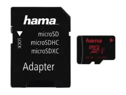 HAMA Speicherkarte microSDHC Class 3 + SD-Adapter