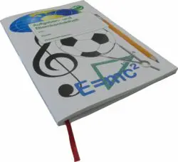 Agenda undatiert, freie Wochen- und Datumsfelder, A5, geheftet