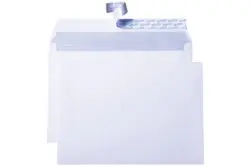 Couvert, ohne Fenster, weiss, mit Haftklebeverschluss *