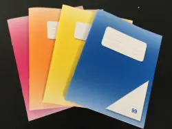 Schulhefte und Heftblätter. 100% in der Schweiz hergestellt.