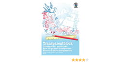 Transparentpapier Block