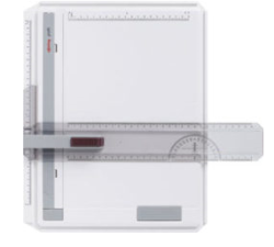 Zeichenplatte, Zeichenschiene