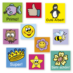Belobigungs-Aufkleber, Sticker XXL