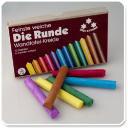 Wandtafel Kreiden -Drei Sterne- weich Einzelfarben zu 12 Stk.  nur solange Vorrat
