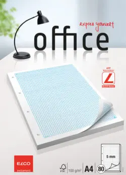 ELCO Ringbuchblock Office, 80 Blatt