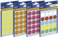 Farbpunkte Ø 8mm, 540 Stk. Kleinpackung