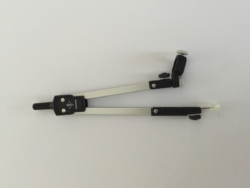 OHP- Zirkel mit Gummifuss und Adapter