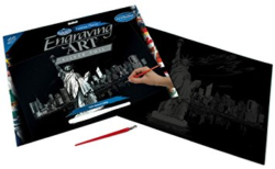 Freiheitsstatue Gravur Kunstprojekt