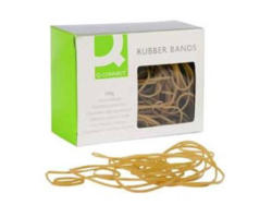 Q-CONNECT Gummibänder, braun,