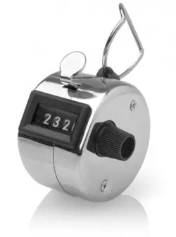 Handzähler aus Metall