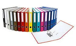 Bundesordner 4cm Rückenbreite, 2 Ringmechanik für A4