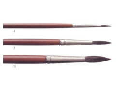 Schulpinsel aus feiner Fehhaarmischung