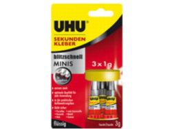UHU Sekundenkleber blitzschnell Minus