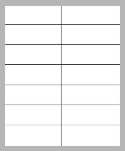 Vocabulaire 8mm liniert, mit Mittellinie