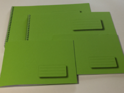 fiba Zeichenheft, weiss, einseitig gekörnt, 160g/m2