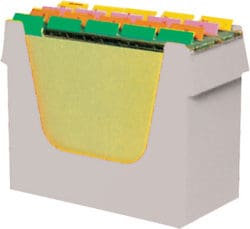 ORNALON® Hängemappen-Box für ca. 15 Mappen A4