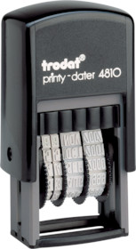 TRODAT® Printy 4810 selbstfärbender Datumstempel