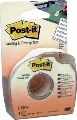 POST-IT zu Korrektur- und Abdeckband