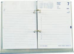 SIMPLEX Umlegeblock gelocht, Umlegekalender