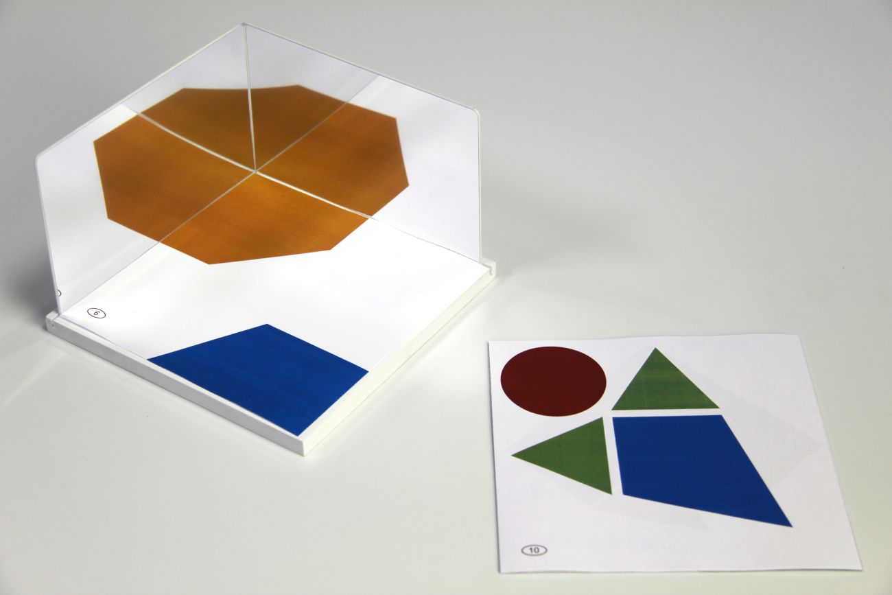 Satz aus 2 Geometriepiegeln mit Ständer