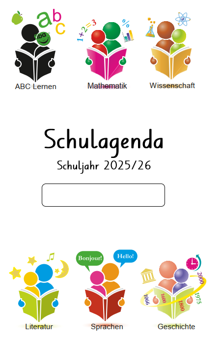 Restposten - Agenda undatiert, freie Wochen- und Datumsfelder, A5, geheftet