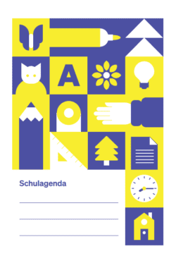 Agenda mit vorgedruckten Daten 2026/27, A5, geheftet