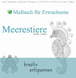 Malbuch Meerestiere
