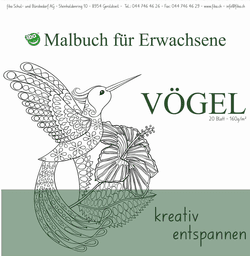 Malbuch Vögel