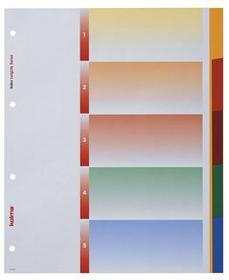 KOLMA Kunstoffregister für A4+ Vollformat überbreit für Zeigetaschen