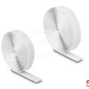 Three white adhesive tape rolls with spiral ridges arranged diagonally on a white background, with a red '5 m' label in the bottom right corner.