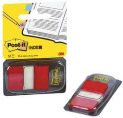 POST-IT Index Marker 680, beschriftbar und wiederablösbar 25,4 x 43,6mm 