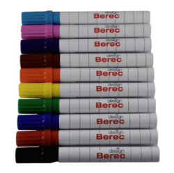 BEREC Flipchart und Whiteboard Marker mit Rundspitze 1.5 - 3mm - NEUE REZEPTUR!
