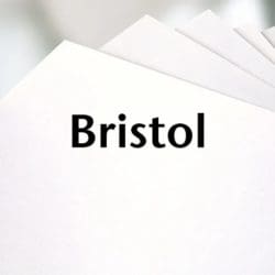 BRISTOL, Zeichenkarton, hochweiss satiniert
