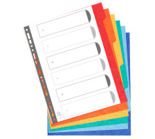 BIELA Karton-Register, DIN A4+, überbreit für Zeigetaschen