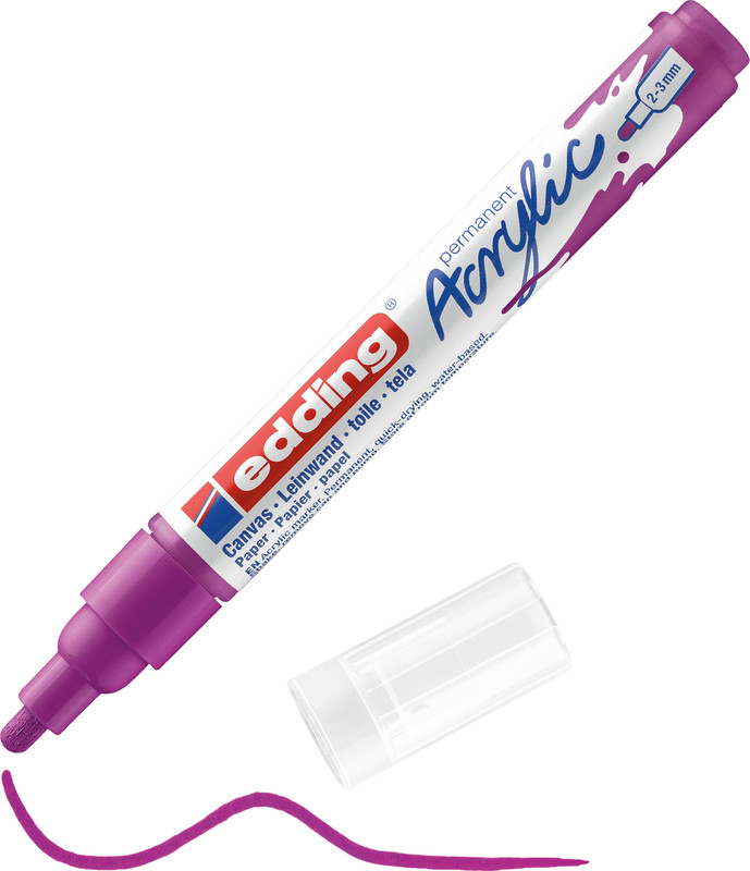 EDDING® Acrylic Marker 5100 mit Rundspitze 2 - 3 mm