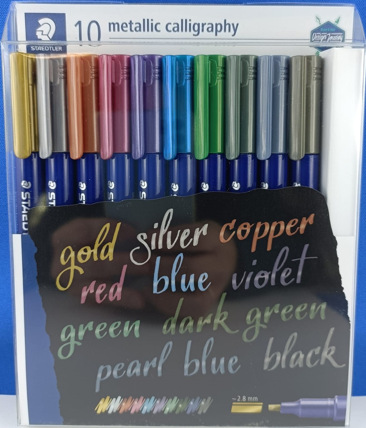 STEADTLER Metallic Calligraphy Etui mit 10 Farben