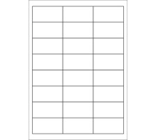 KORES Universal- Etiketten, weiss, selbstklebend