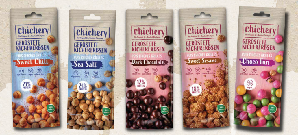 Chichery - der einzigartige Kichererbsen-Snack