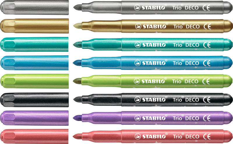 STABILO® Fasermaler Trio® Deco Metallic – Bild 2